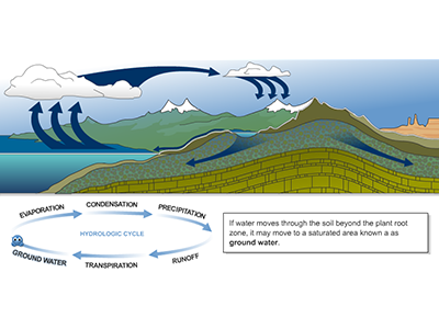 Example of water cycle learning module