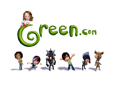 Landing page for Green.com