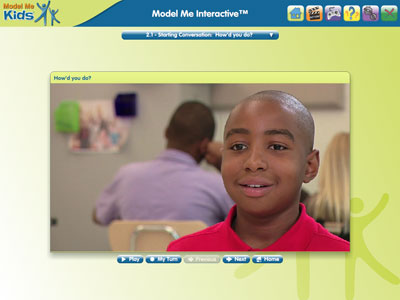 Example of video learning module